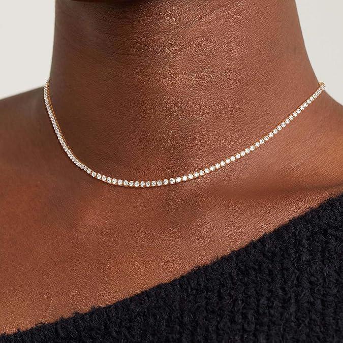 Thryve™ DiamondGlow Tennis Choker Necklace