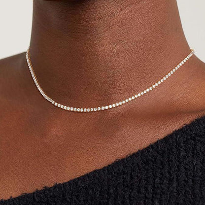 Thryve™ DiamondGlow Tennis Choker Necklace