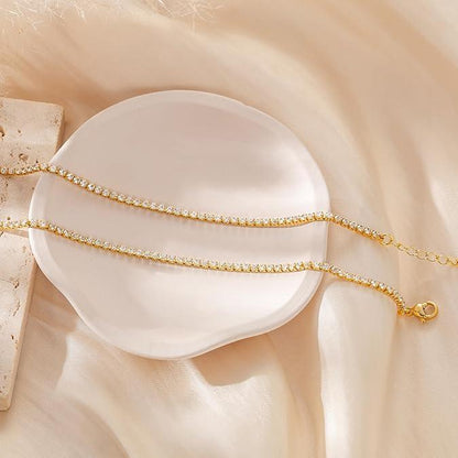 Thryve™ DiamondGlow Tennis Choker Necklace