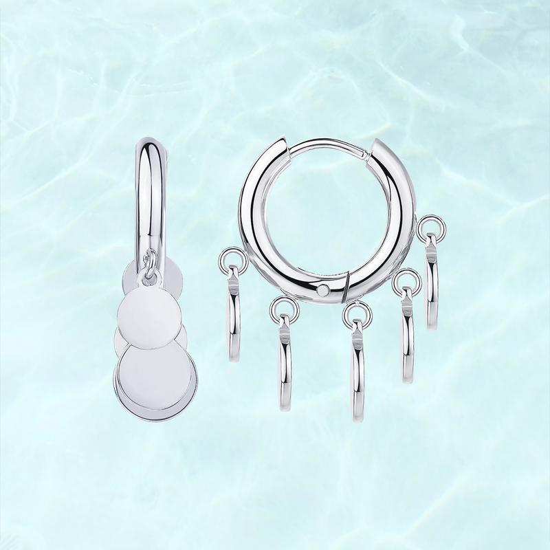 Thryve™ GoldenCharm Boho Huggie Earrings