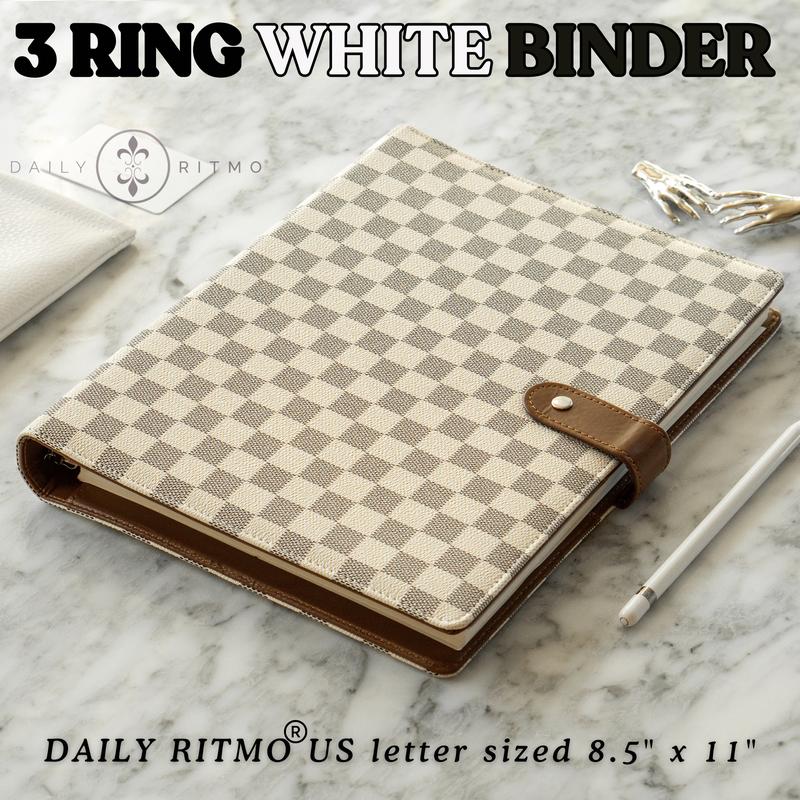 Thryve™ ChicPlan Checkered Binder
