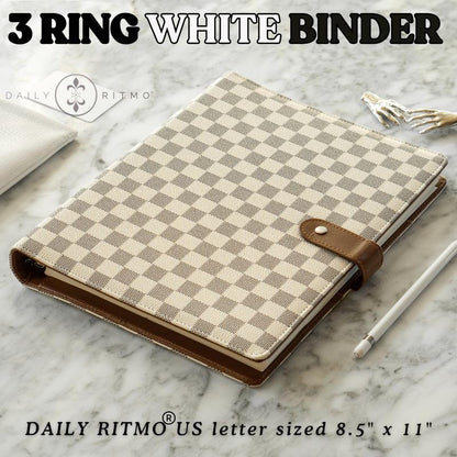 Thryve™ ChicPlan Checkered Binder