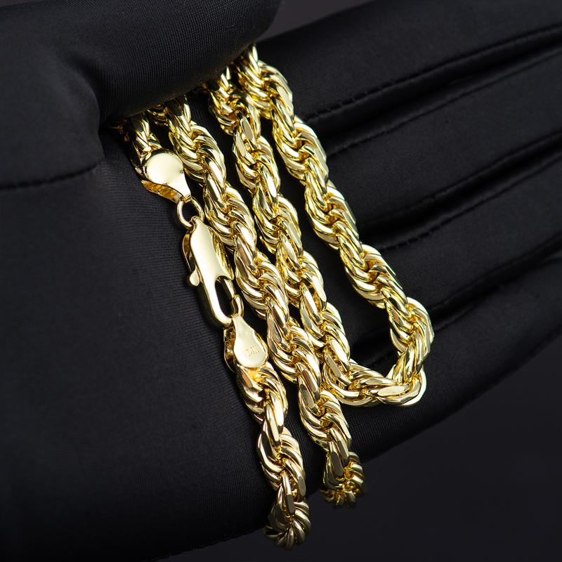 Thryve™ GoldTwist 14K-Plated Rope Chain