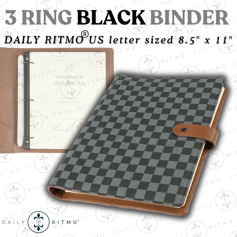 Thryve™ ChicPlan Checkered Binder