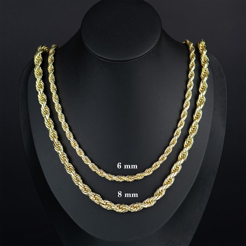 Thryve™ GoldTwist 14K-Plated Rope Chain