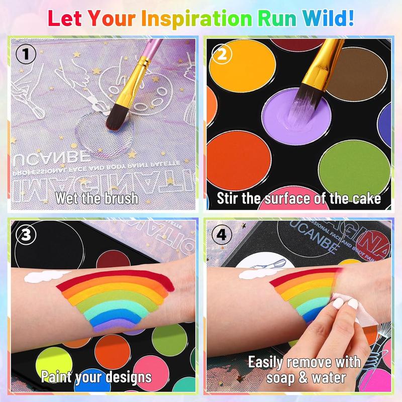 Thryve™ AquaArt Face Painting Palette
