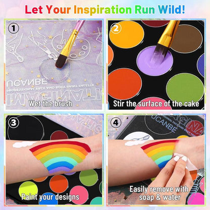 Thryve™ AquaArt Face Painting Palette