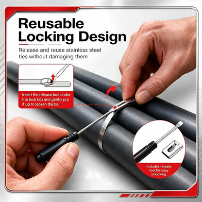 Thryve™ SteelLock Pro Cable Tie Kit