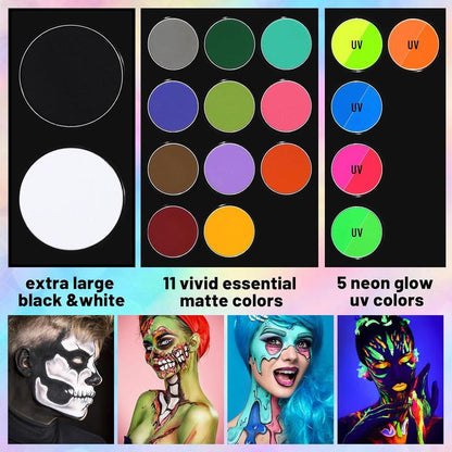 Thryve™ AquaArt Face Painting Palette