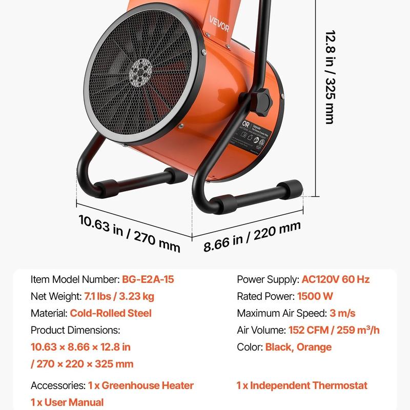 Thryve™ HeatFlex 1500W Heater