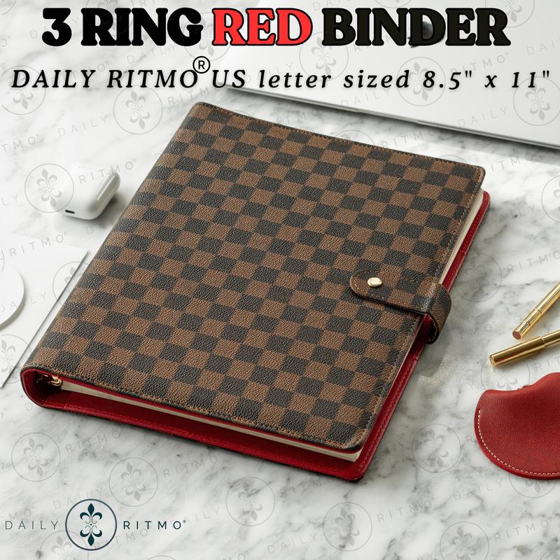 Thryve™ ChicPlan Checkered Binder