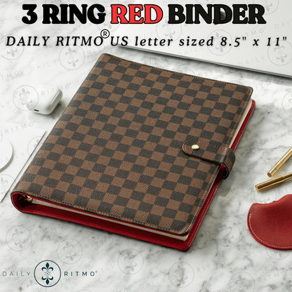 Thryve™ ChicPlan Checkered Binder