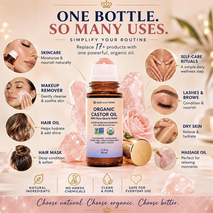 Thryve™ RoseGlow Castor Oil Roller